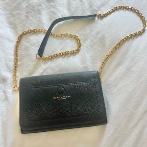 New with tags MARC JACOBS Black Leather Crossbody